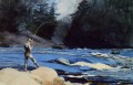 Quananiche Lac St réalisme marine peintre Winslow Homer